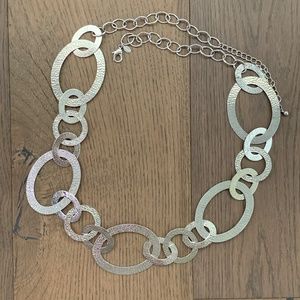 Chico's Silver Chain Belt
